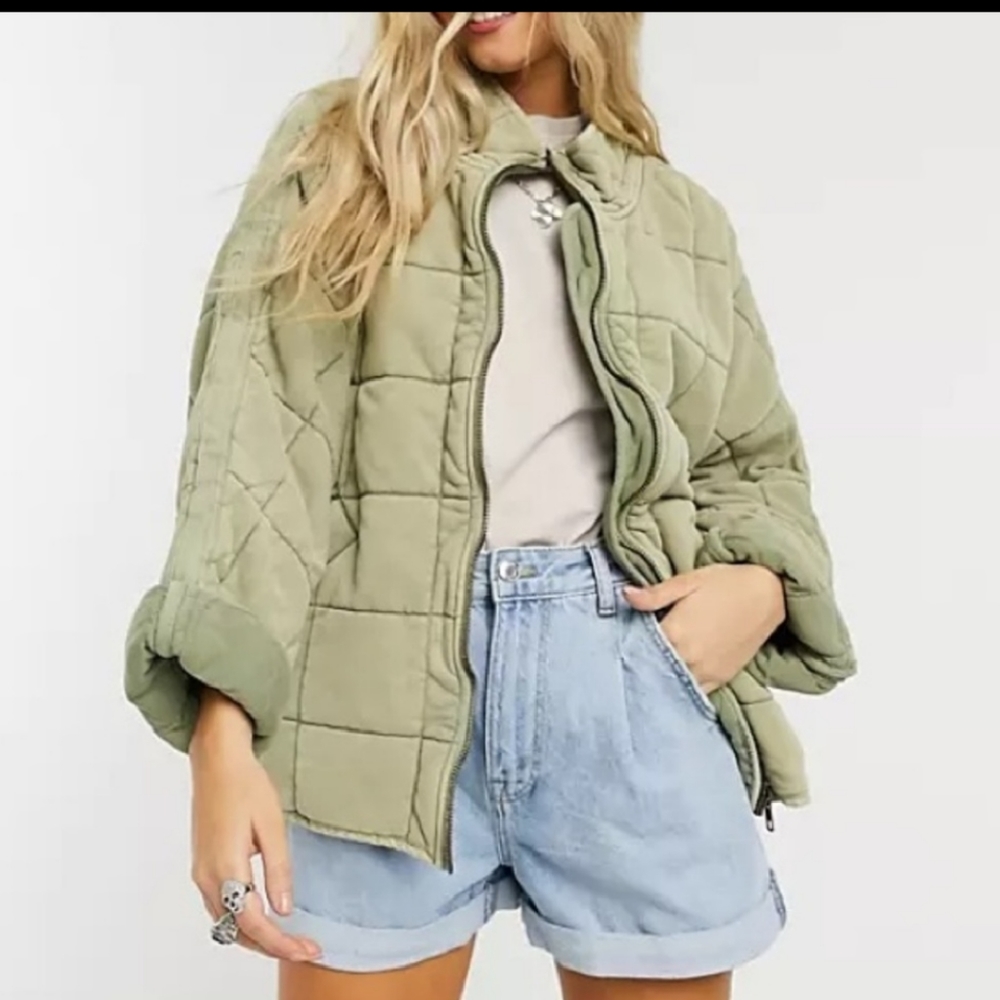 Free People Quilted Jacket